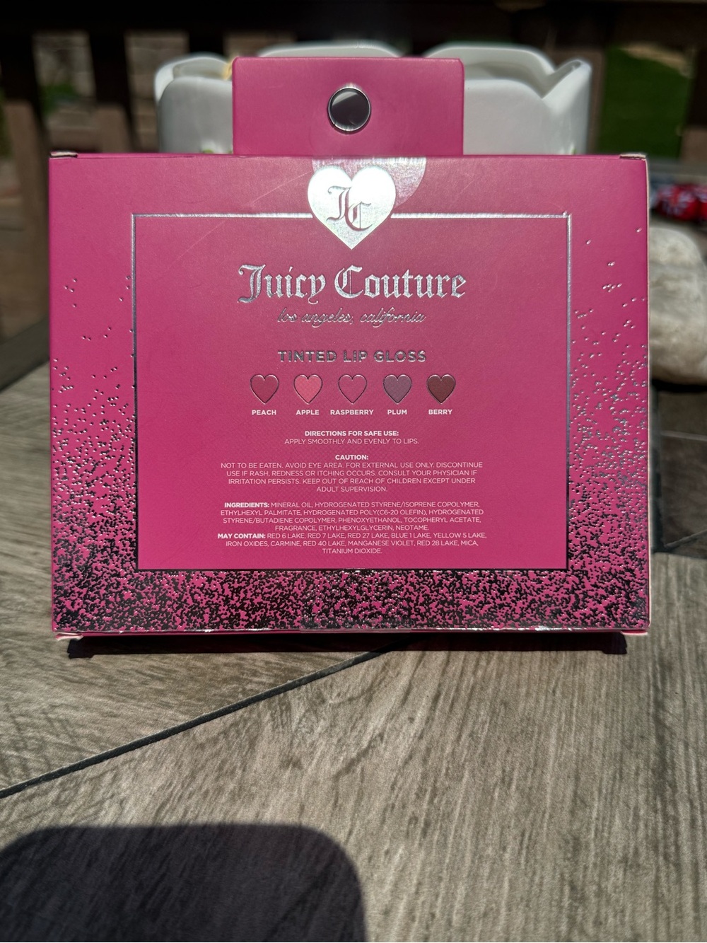 NWT Juicy Couture 5pc Lip Gloss Set – Pink & Red Shades - Picture 2 of 3